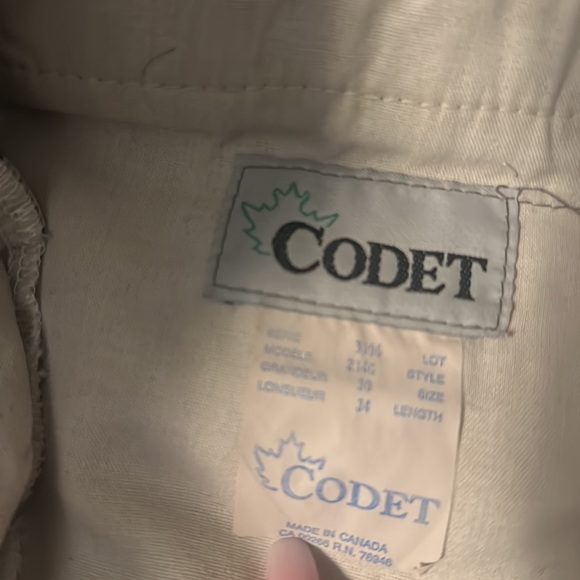 Mens codet wool hunter green cargo pants style#234G- size 30/ length 34 - Picture 3 of 3